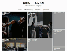 Tablet Screenshot of grinder-man.com